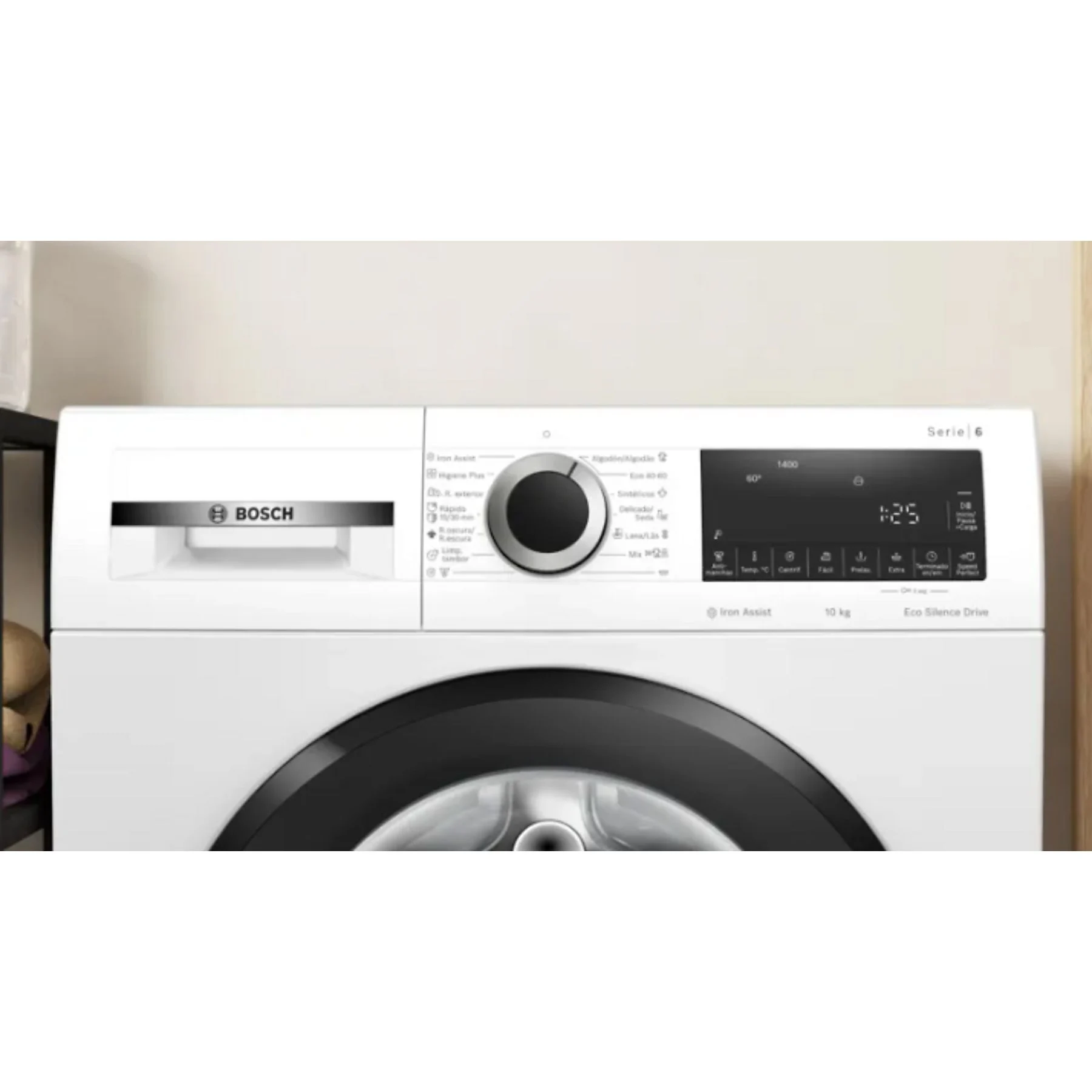 Bosch WGG254Z4ES Serie 6 – Lavadora 10 kg, 1400 rpm, Iron Assist, SpeedPerfect, Higiene Plus, Clase A - Imagen 3